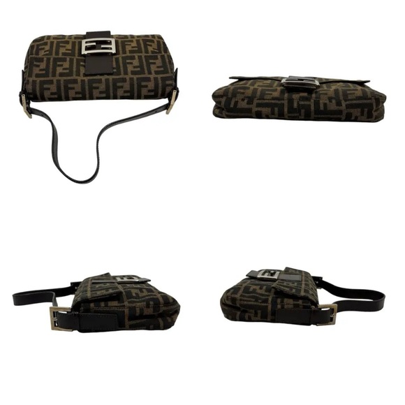 Brown Zucca Mamma Baguette Shoulder Bag - Picture 4 of 11